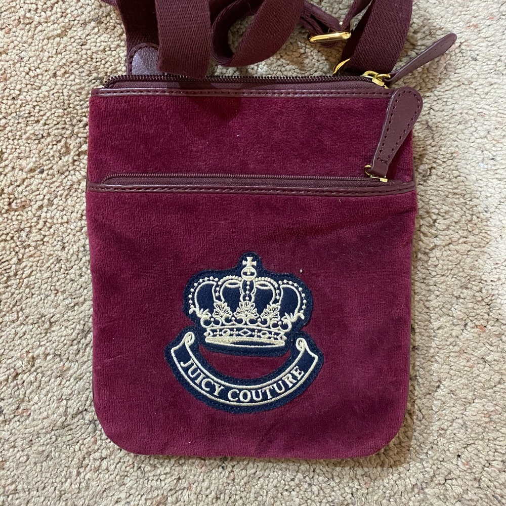 Juicy couture over the shoulder bag